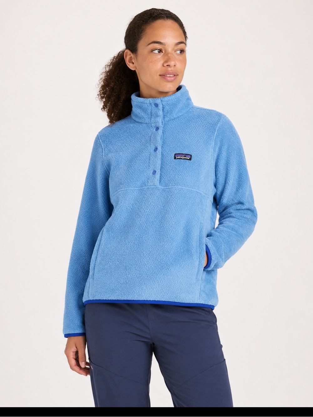 Patagonia “blue bird” half-snap fleece